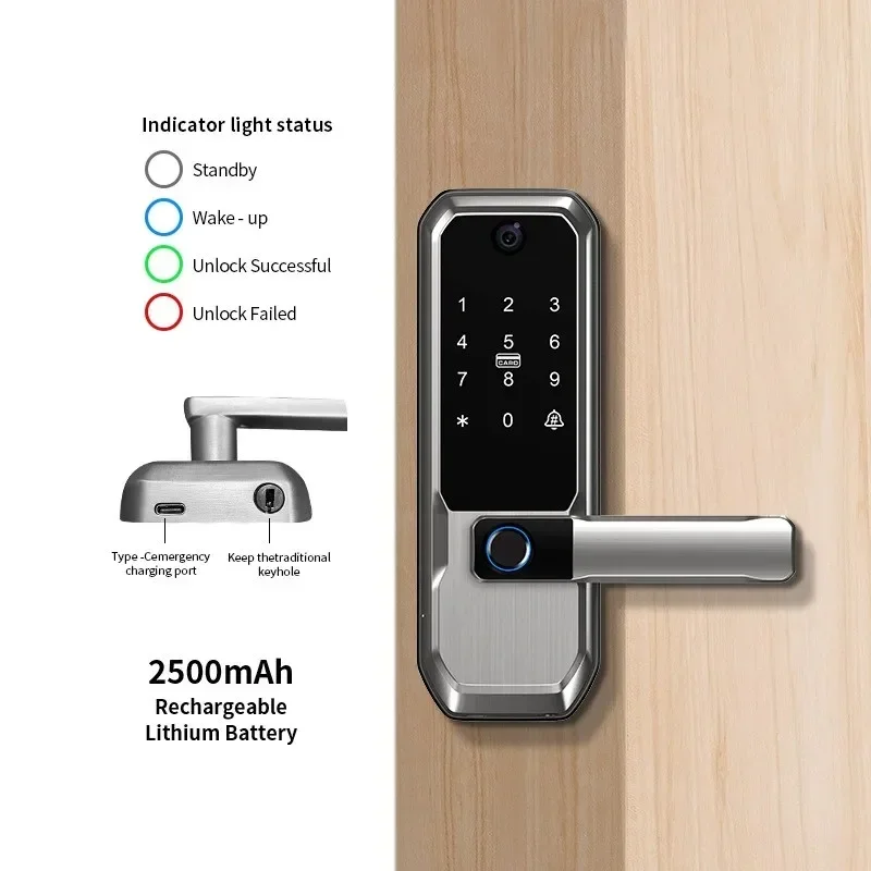 Tuya WiFi Smart Door Lock With - Smart Home Door Lock recension och pris