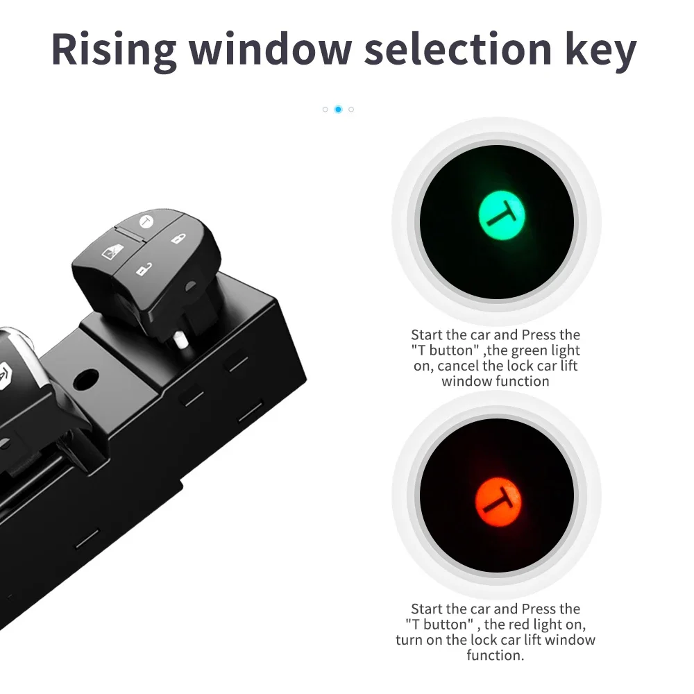 Car Window Control Switch Glas - Smart Home Wiser recension och pris