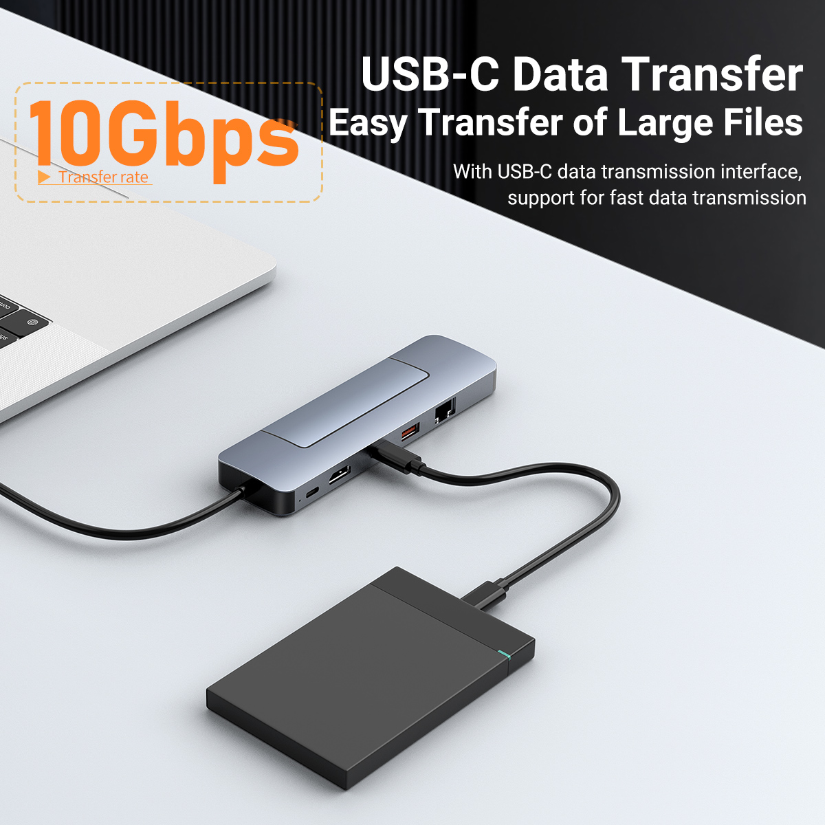8 in 1 USB C HUB with M2 SSD C - Smart Home Hub 2 recension och pris