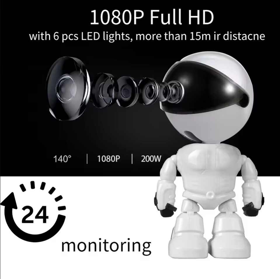 Smart Robot WiFi IP Camera 108 - Smart Home Camera Ezviz recension och pris