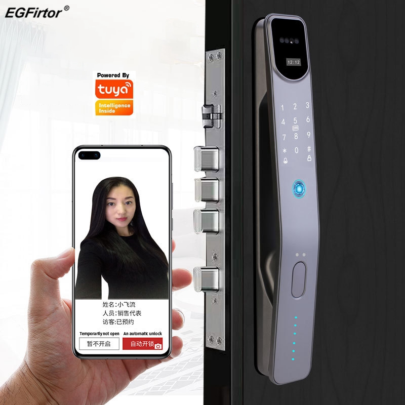 Tuya Wifi Electronic Fingerpri - Smart Home Door Lock recension och pris