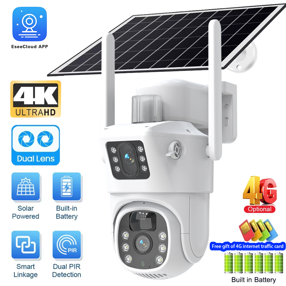 4K 8MP WIFi/4G Sim Card Solar  - Smart Home Camera Ezviz recension och pris